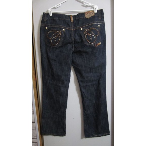 Coogi Australia 22 Straight Dark Wash Logo Denim Jeans - Picture 4 of 7